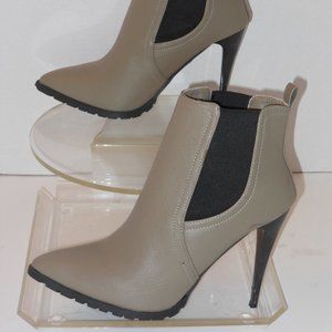 C-LABEL TAUPE ANKLE BOOTS SIZE 10 MEDIUM